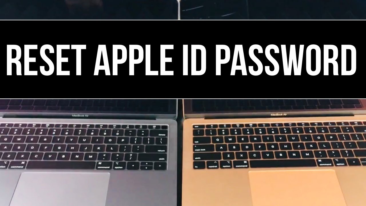 How to Reset Apple ID password on Macbook Air 